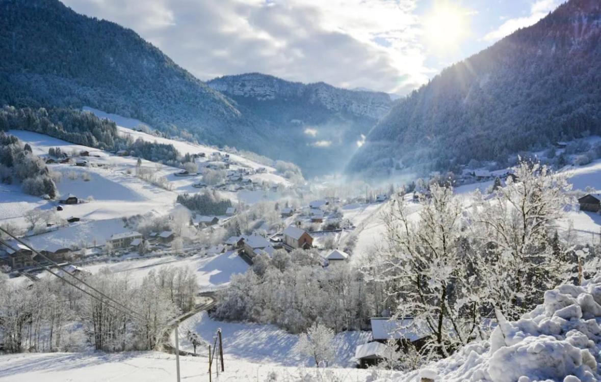 Neuf Chalet 4P Le Suet Jacuzzi Privatif Entremont Eksteriør billede